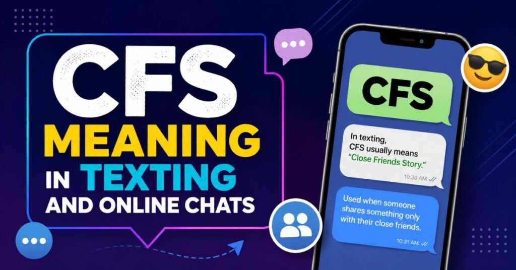 CFS Meaning in Texting and Online Chats