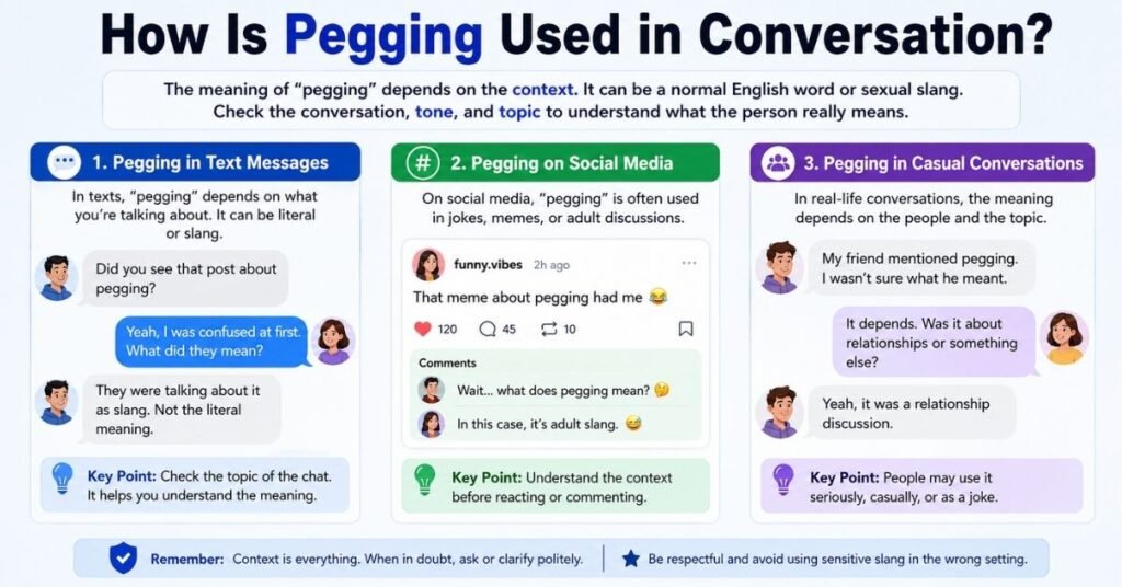 How Is Pegging Used in Conversation?