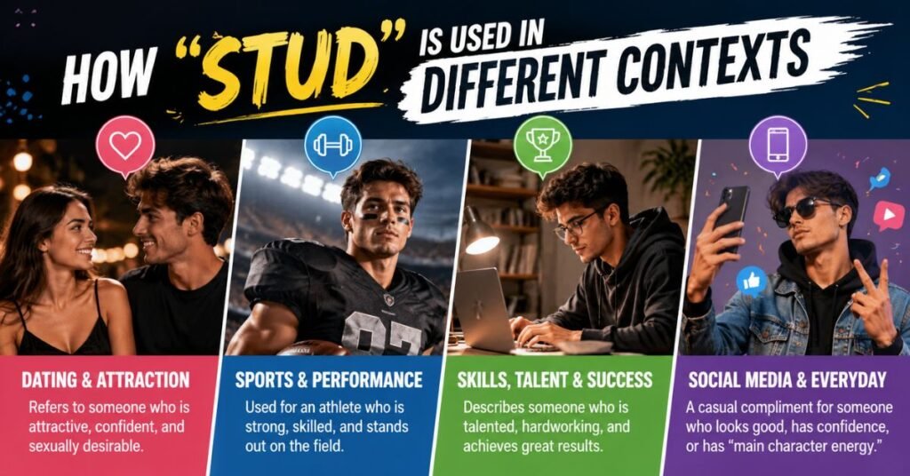 How "Stud" Is Used in Different Contexts
