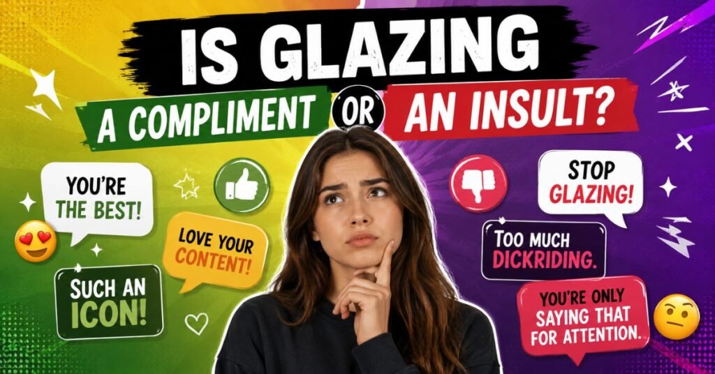 Is Glazing a Compliment or an Insult?