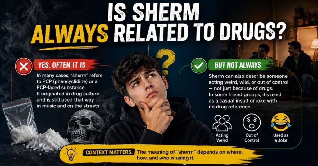 Is Sherm Always Related to Drugs?