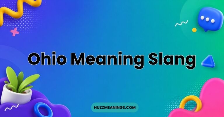 Ohio Meaning Slang