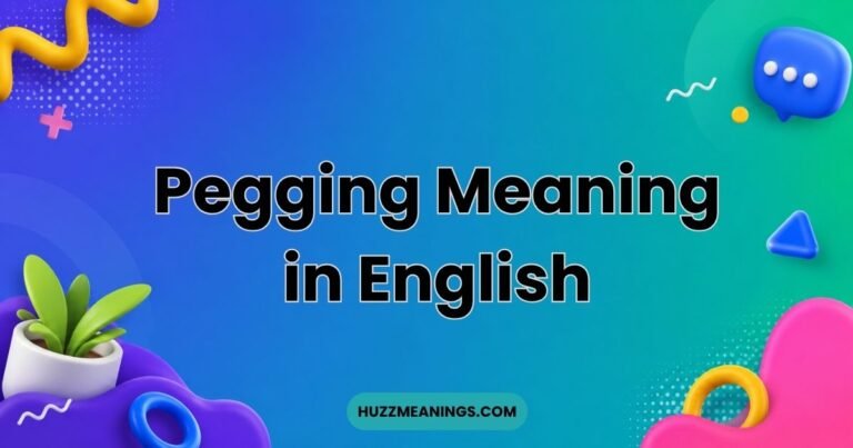 Pegging Meaning in english