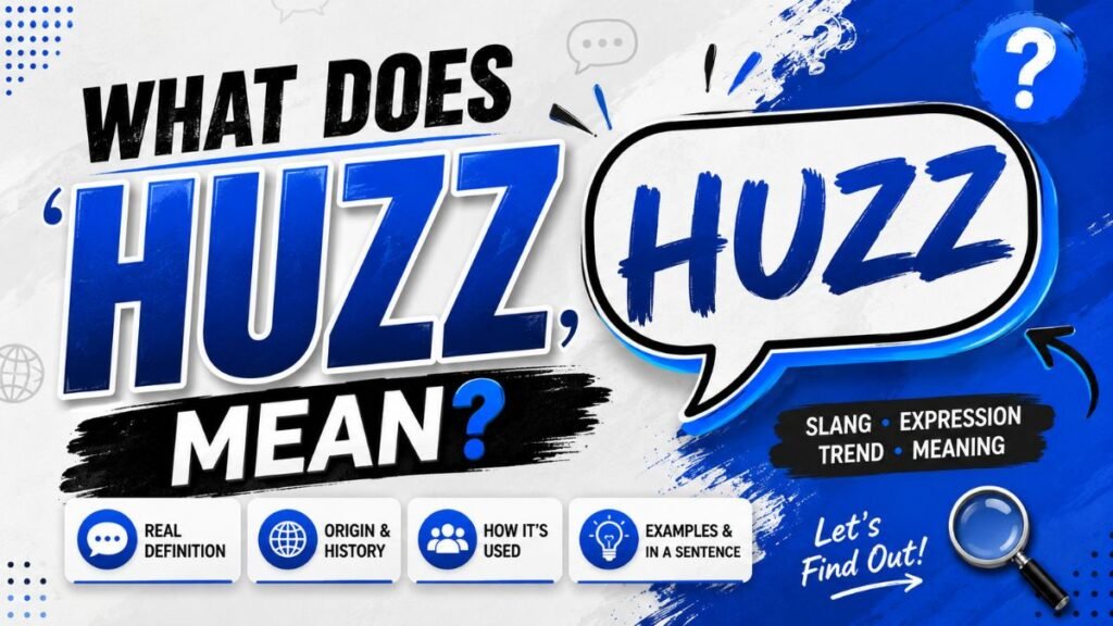 What Does "Huzz" Mean?