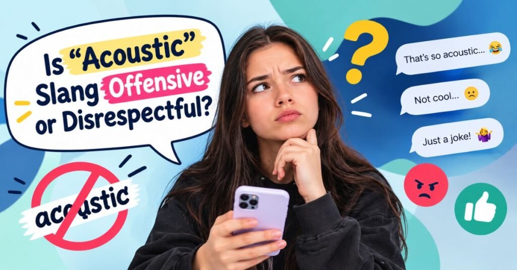 Acoustic Meaning Slang: 6 Powerful Things You Need to Know 2 Is "Acoustic" Slang Offensive or Disrespectful?