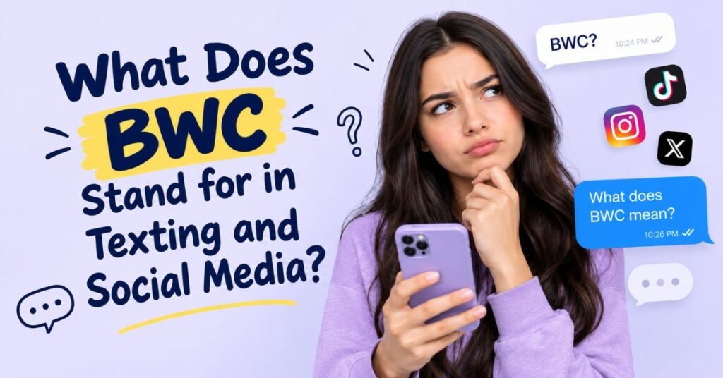 What Does BWC Stand for in Texting and Social Media?