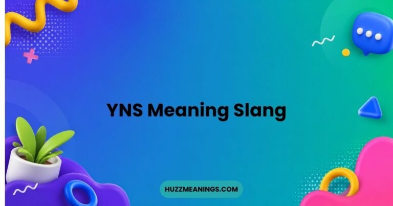 YNS Meaning Slang