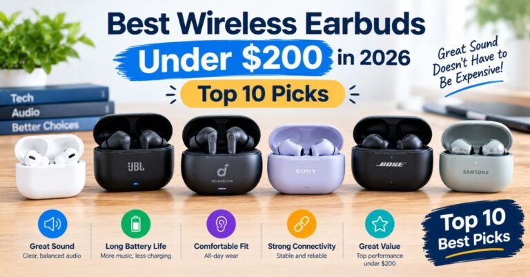 Best Wireless Earbuds Under $200 2026