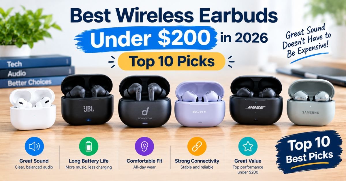Best Wireless Earbuds Under $200 2026