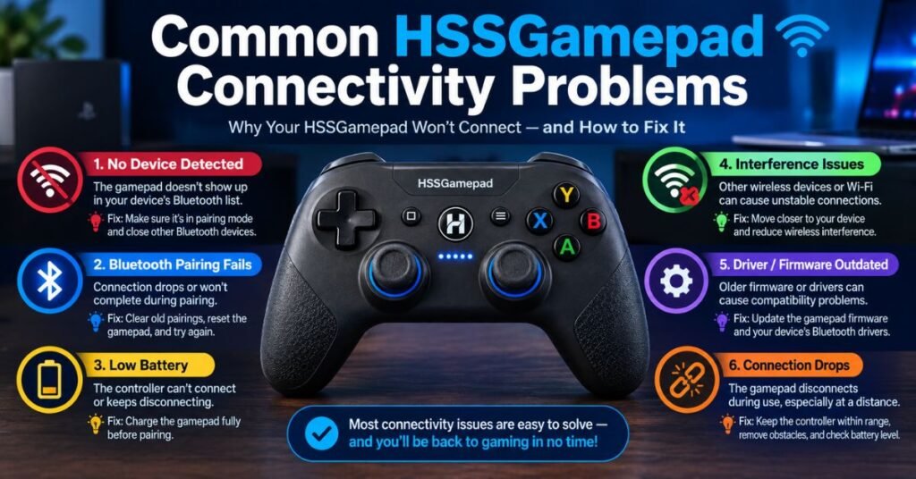 Common HSSGamepad Connectivity Problems