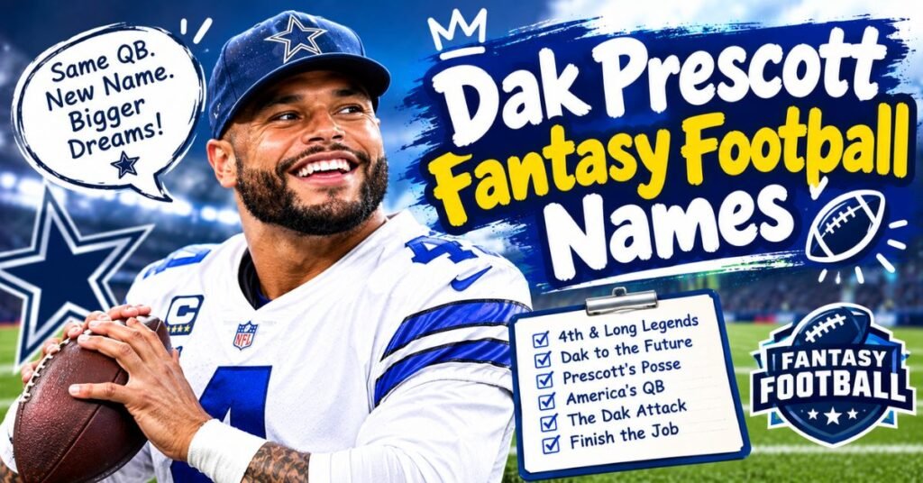 Dak Prescott Fantasy Football Names