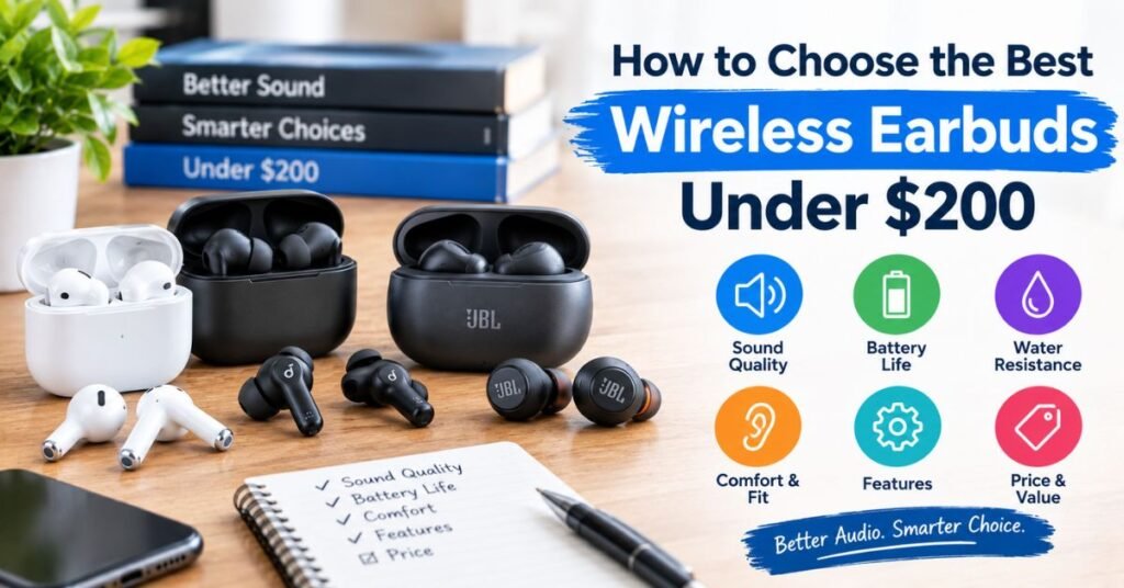 How to Choose the Best Wireless Earbuds Under $200