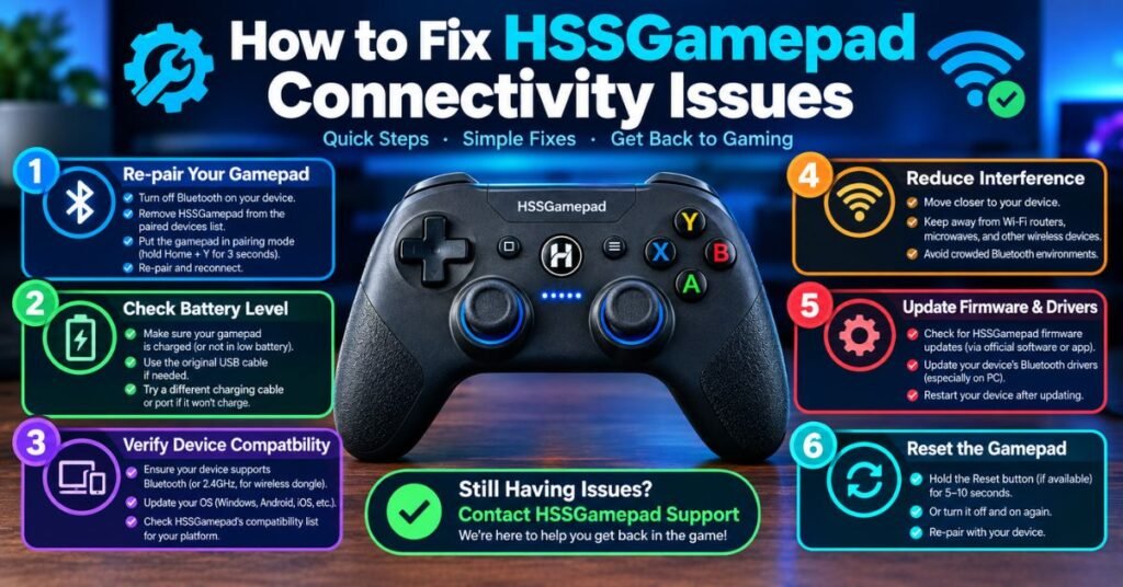 How to Fix HSSGamepad Connectivity Issues