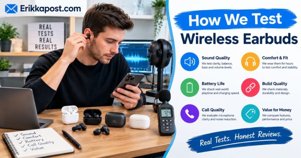 How We Test Wireless Earbuds