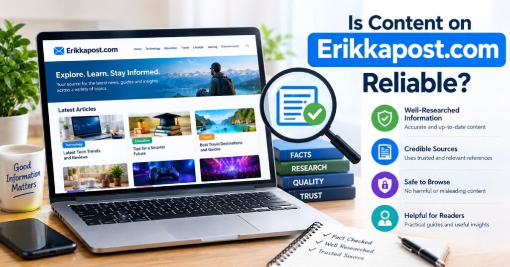Is Content on Erikkapost.com Reliable?
