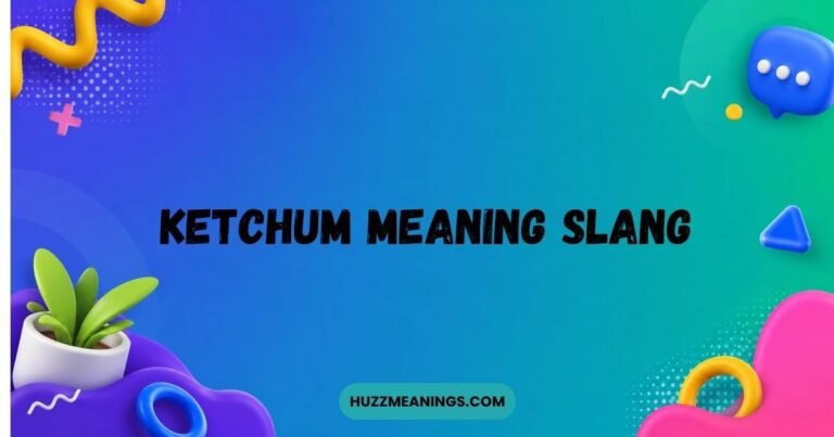 Ketchum Meaning Slang