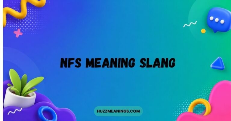 NFS Meaning Slang