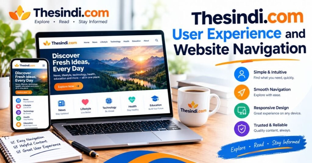 Thesindi.com User Experience and Website Navigation