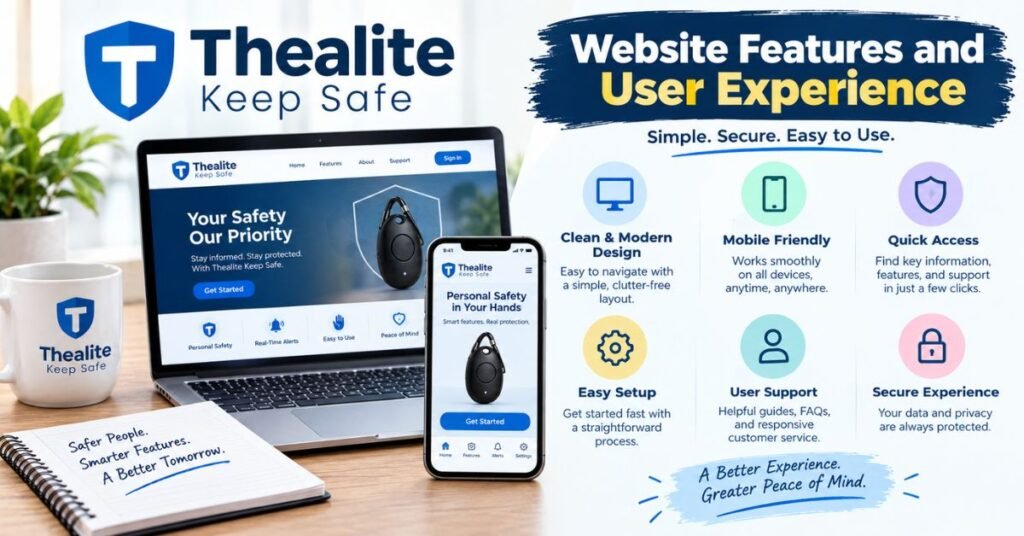 Thealite Keep Safe Review: 7 Essential Facts About Safety, Legitimacy & Features 4 Website Features and User Experience